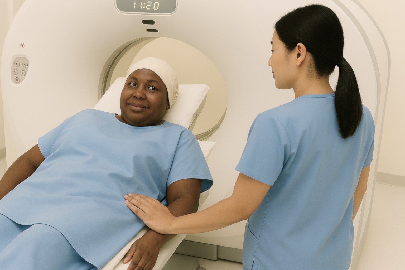 During treatment image